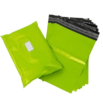 200 x Neon Green Mailing Bags 12" x 16" (305x406mm) Lime Poly Bags